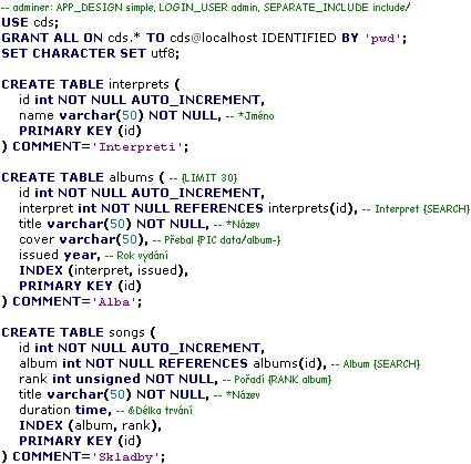 SQL skript